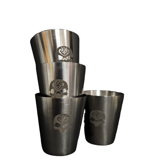 Doc Collins shotglazen - Stainless Steel