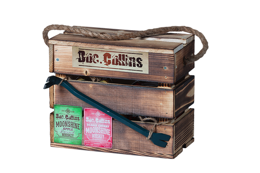 Box 1 - Apple Flavored Moonshine Whiskey  en Deadly Cherry Whiskey
