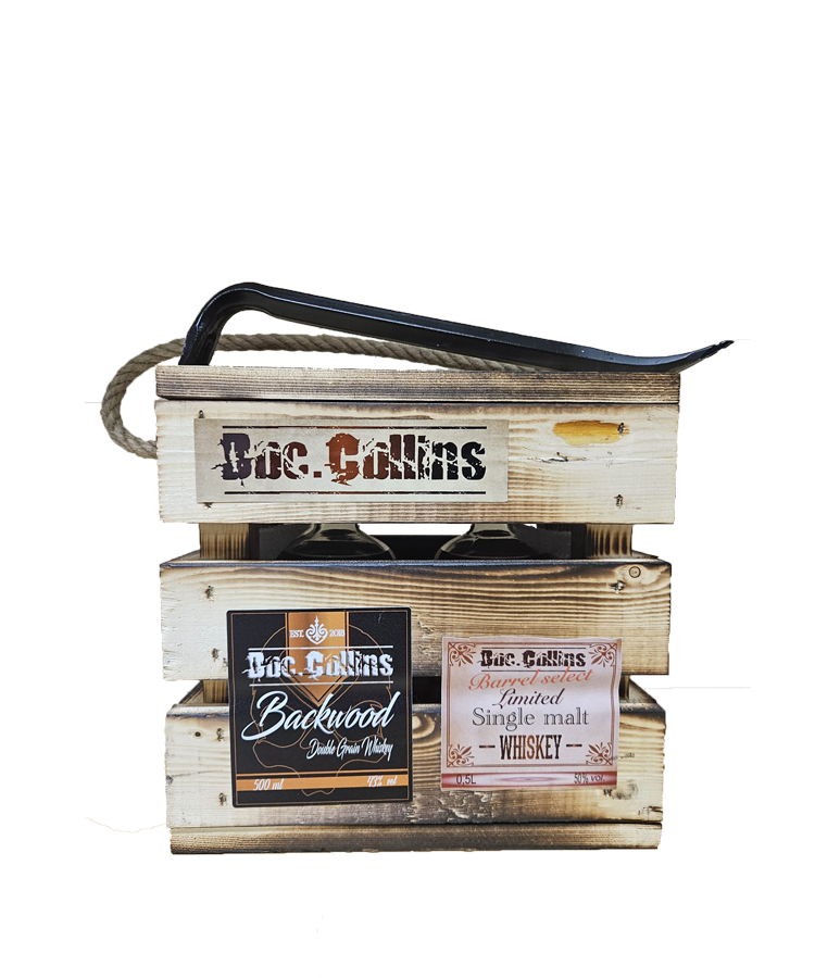 Kist 7 - Backwood double grain whiskey und Single Malt whiskey
