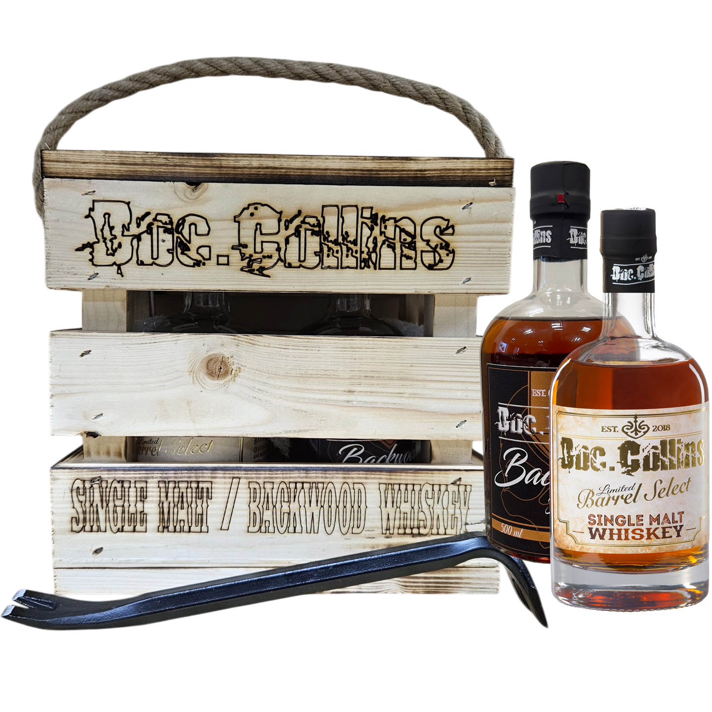 Kist 7 - Backwood double grain whiskey und Single Malt whiskey