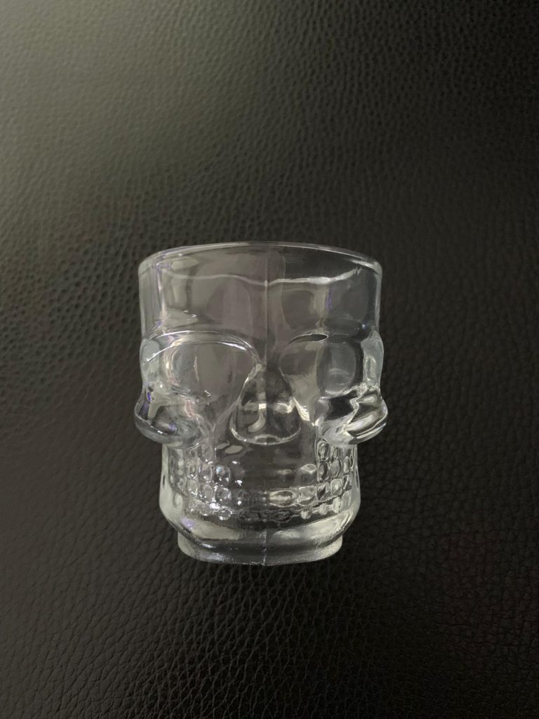 Vormen Noodlottig Onverbiddelijk Skull glas (in nabestelling) | Doc.Collins